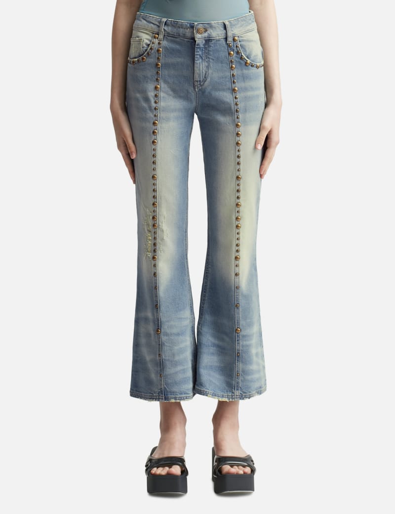 Loewe - Cropped Oversize Jeans | HBX - ハイプビースト(Hypebeast)が