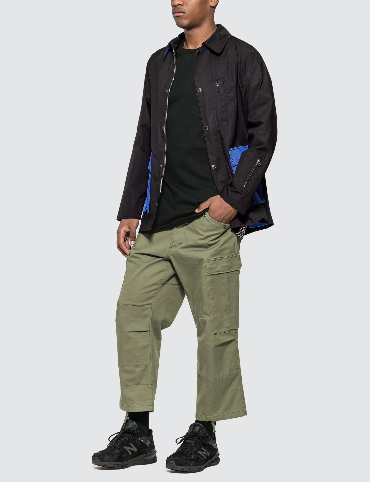 SOPHNET. - Cropped Wide Cargo Pants | HBX - Globally Curated Fashion and  Lifestyle by Hypebeast
