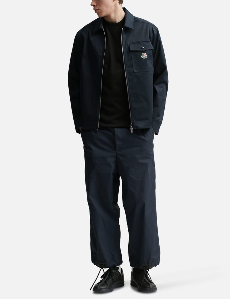 Moncler Logo Badge Zip Up Hoodie – ZAP