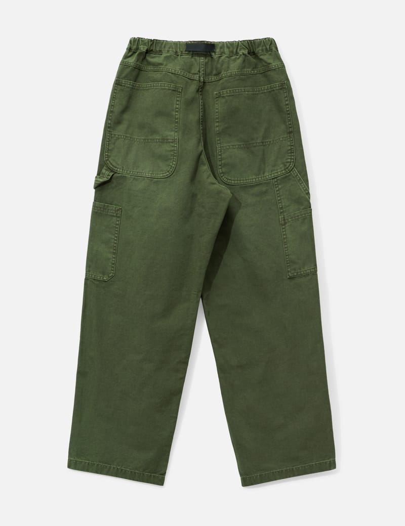 Gramicci Taos Canvas Pant - 機能性と快適さを備えた、モスカラーの
