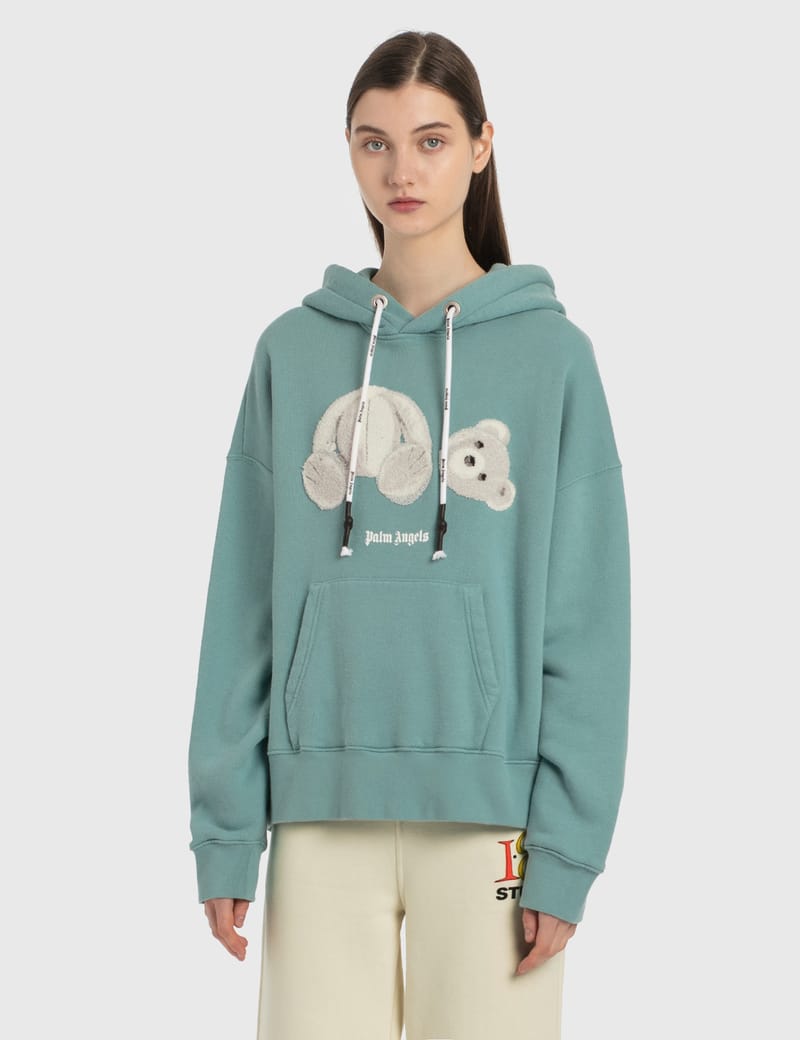 Palm angels ice bear hoodie new arrivals