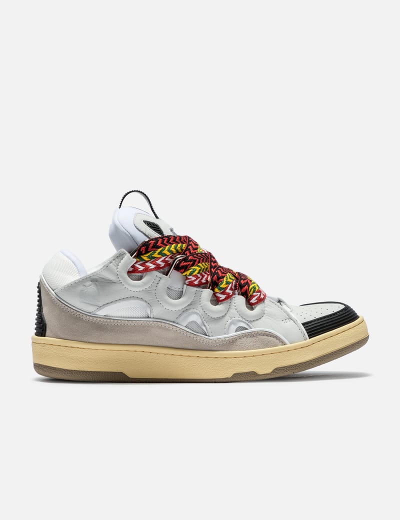 Lanvin - LEATHER CURB SNEAKERS | HBX - Globally Curated Fashion