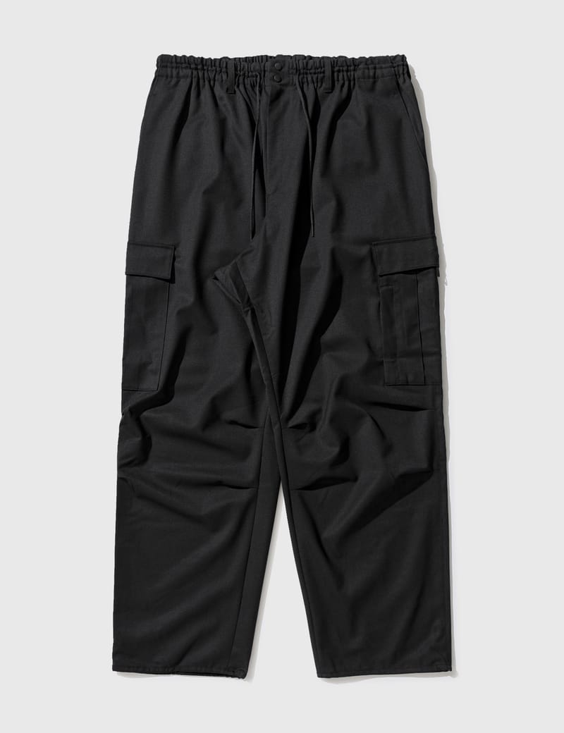adidas Y-3 Refined Woven Wide Leg Pants - Black