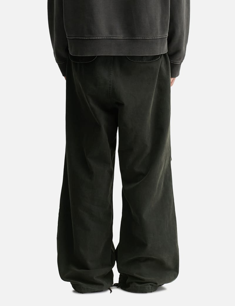 Entire Studios Barren Cargo Washed Black - Wide-leg washed black