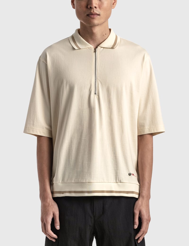 NULABEL CM1Y0K42 - Zip Polo Shirt | HBX - Globally Curated Fashion