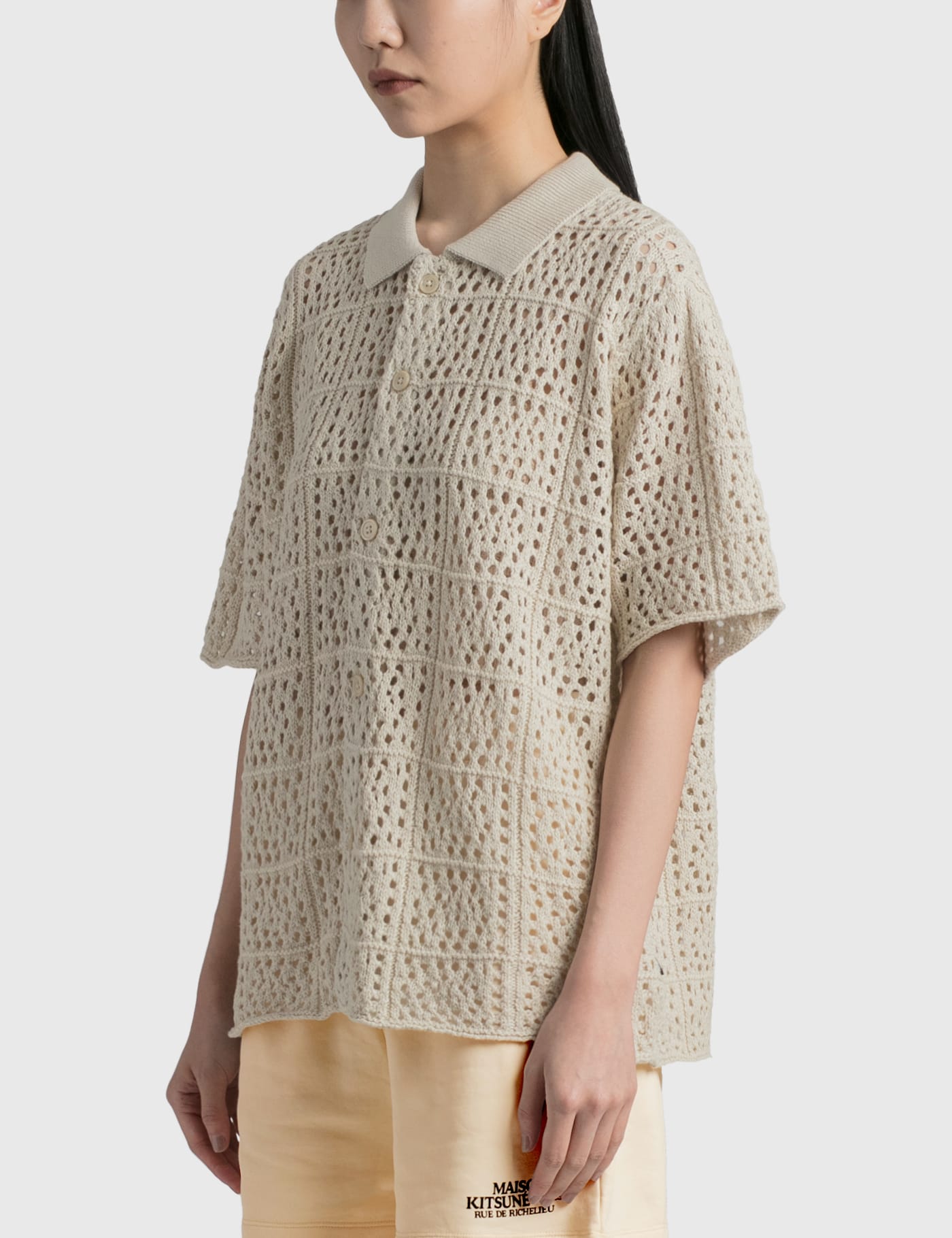 Stüssy - Crochet Shirt | HBX - Globally Curated Fashion and 