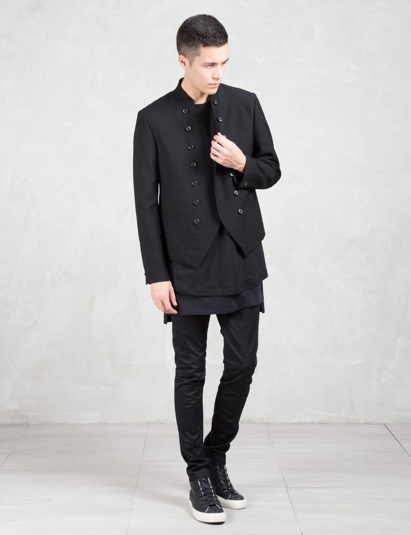 LAD MUSICIAN - Wool Gabardine Napoleon Jacket | HBX