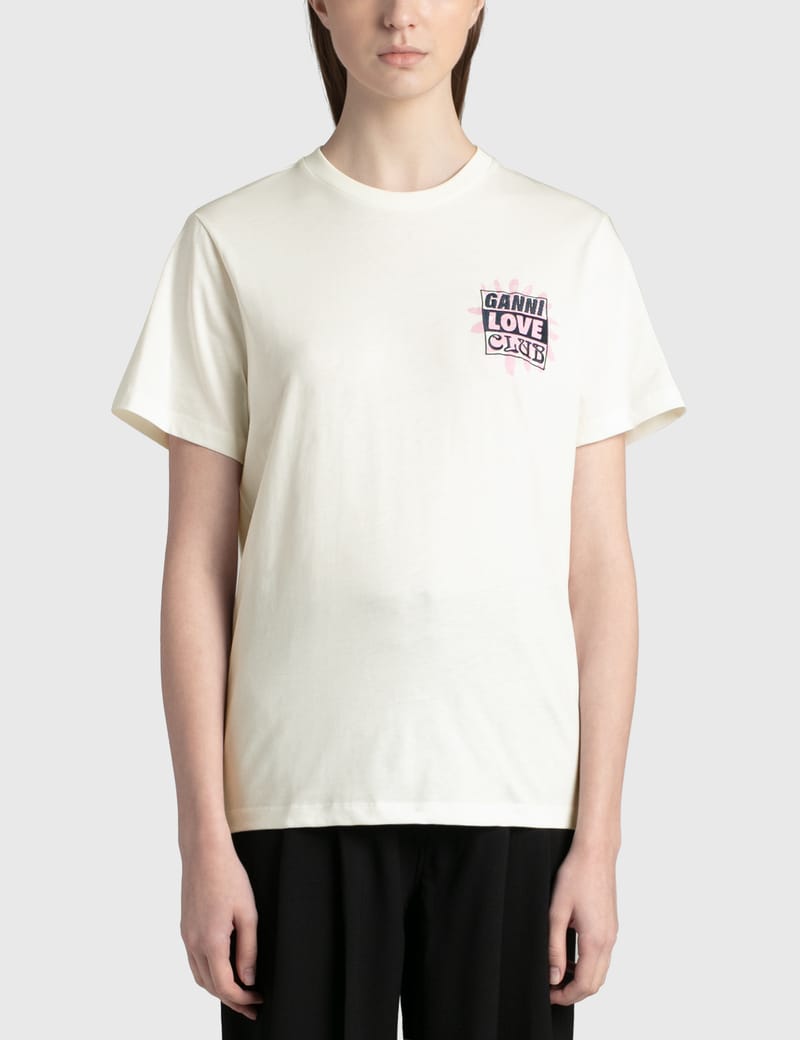 Ganni - Love Club T-shirt | HBX - Globally Curated Fashion and