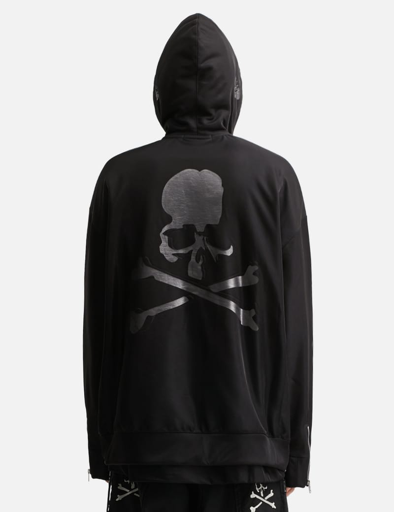 Mastermind World - Sheer Layered Zip-Up Boxy Hoodie | HBX
