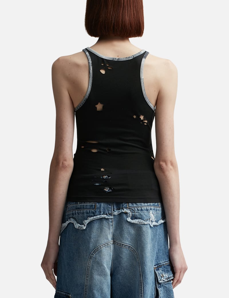 ★Andersson Bell★TATY LASER CUT-OUT SLEEVELESS TOP Andersson Bell - Taty Laser Cut-out Sleeveless Top | HBX