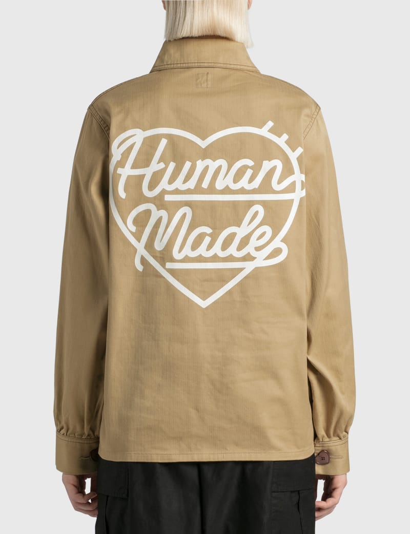 Human Made - Herringbone Coverall Jacket | HBX - Globally Curated