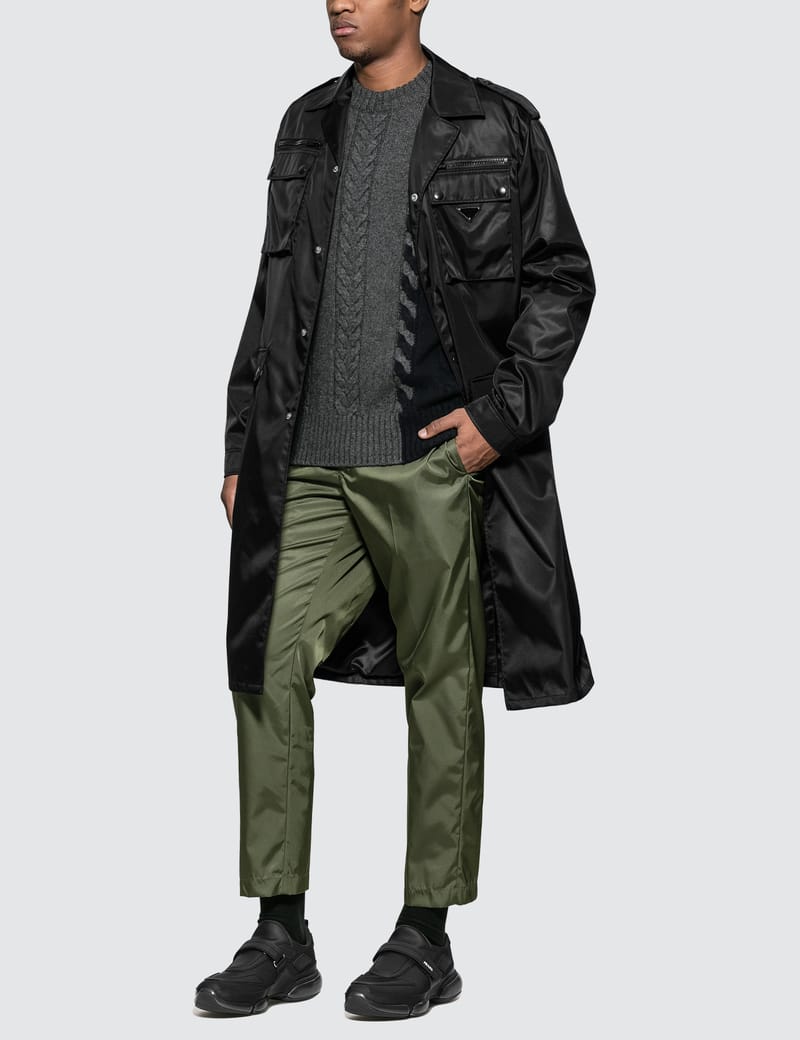 Prada nylon coat online