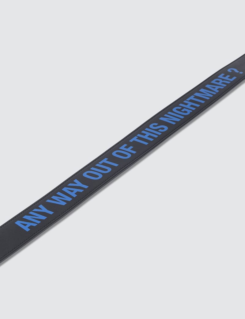 Raf Simons - Printed Belt | HBX - Globally Curated Fashion Raf Simons - Printed Belt | HBX - Globally Curated Fashion