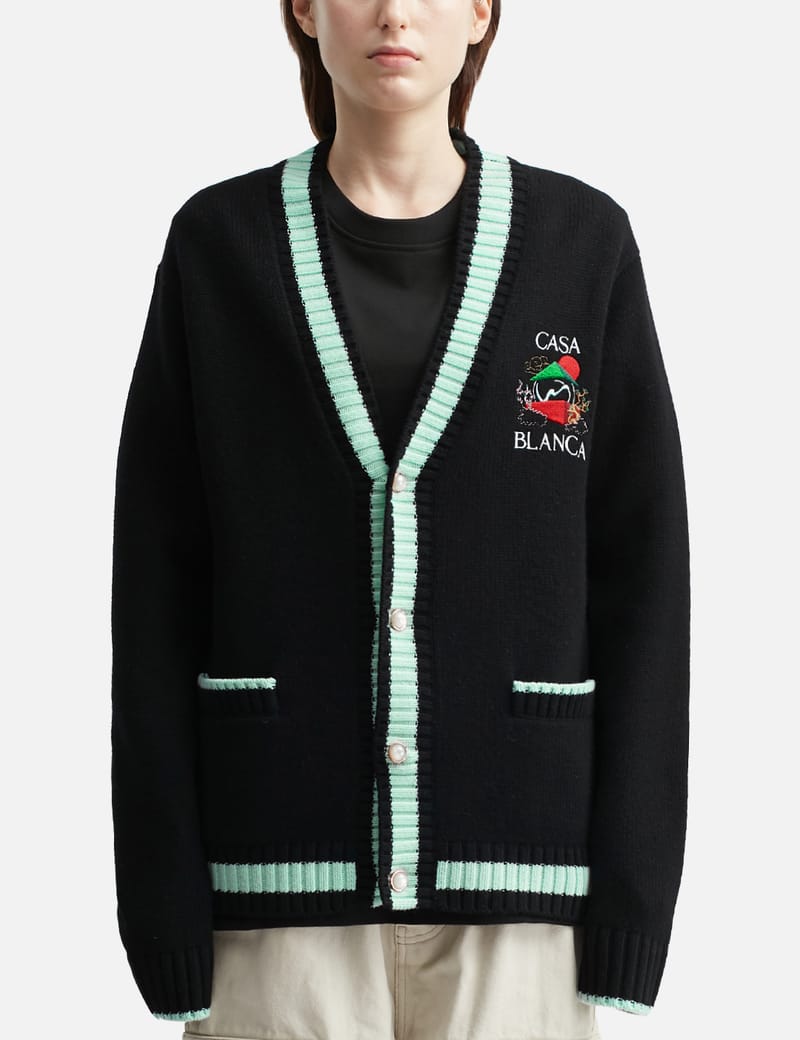 Casablanca - Column Knit Cardigan | HBX