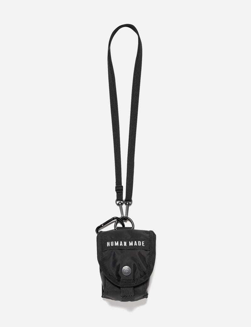 Human Made PVC Pouch - Clear zip pouch with strap and graphic logo