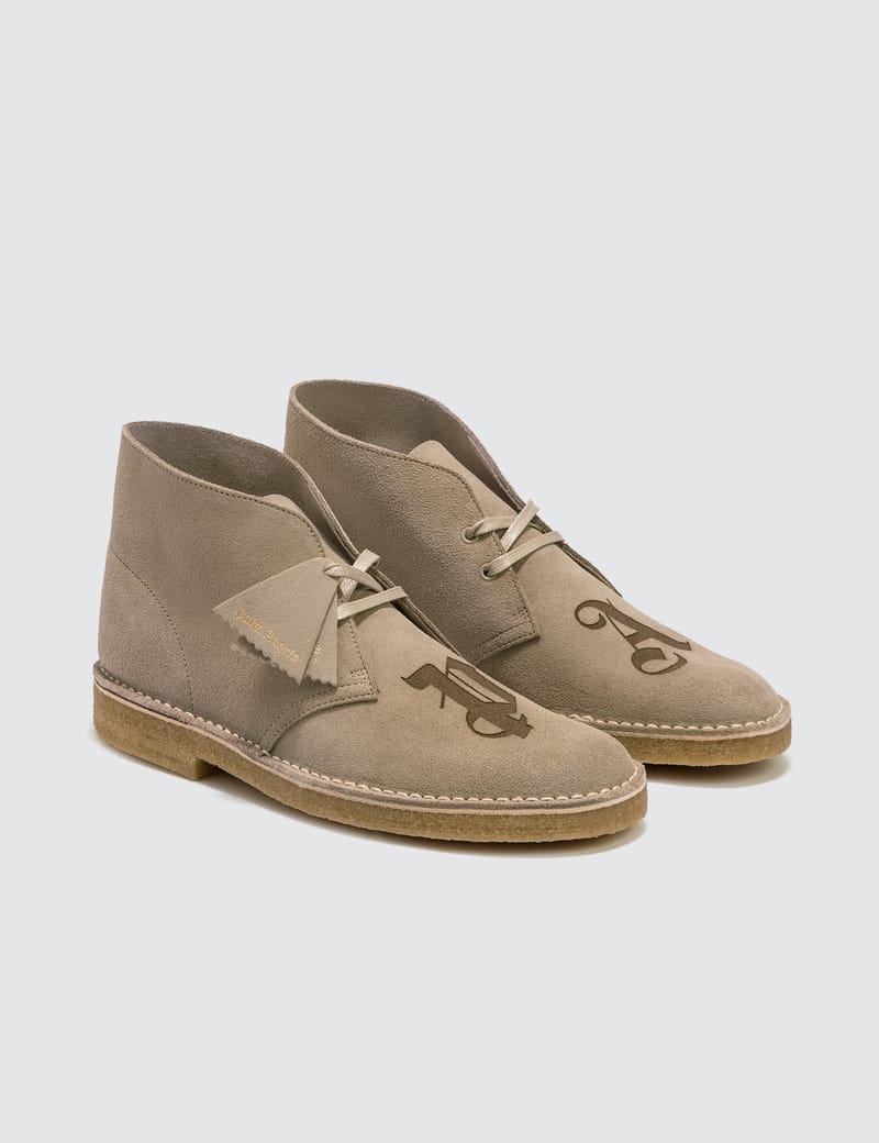 Palm Angels - Palm Angels X Clarks Logo Desert Boots | HBX