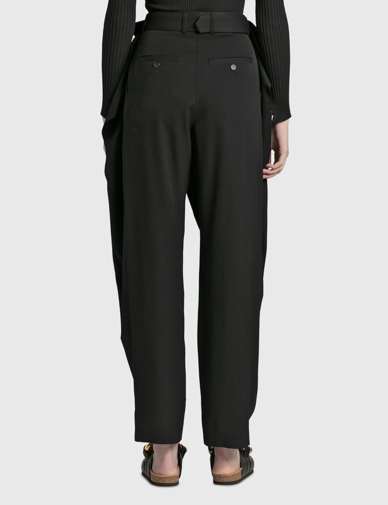 JW Anderson - FOLD OVER TAILORED TROUSERS | HBX - Globally Curated