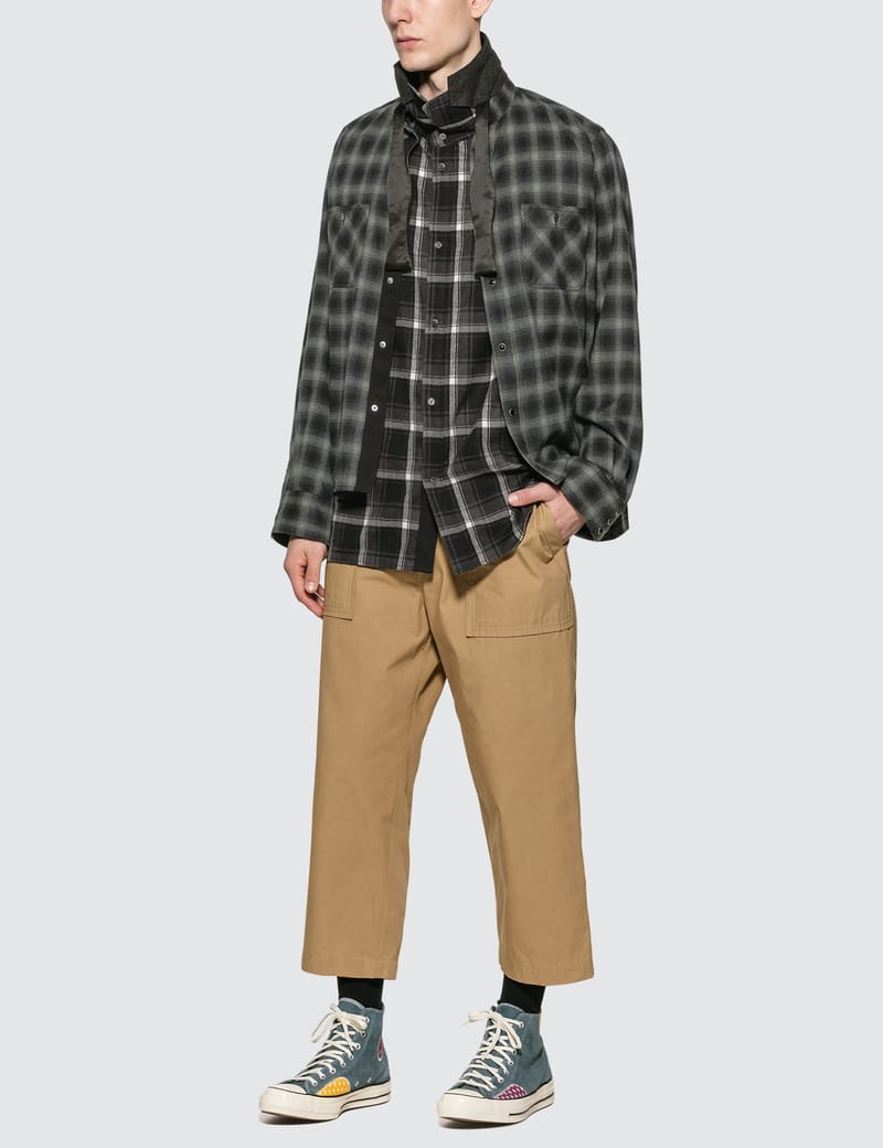 sacai Fabric Combo Pants – mou by ACROPOLIS