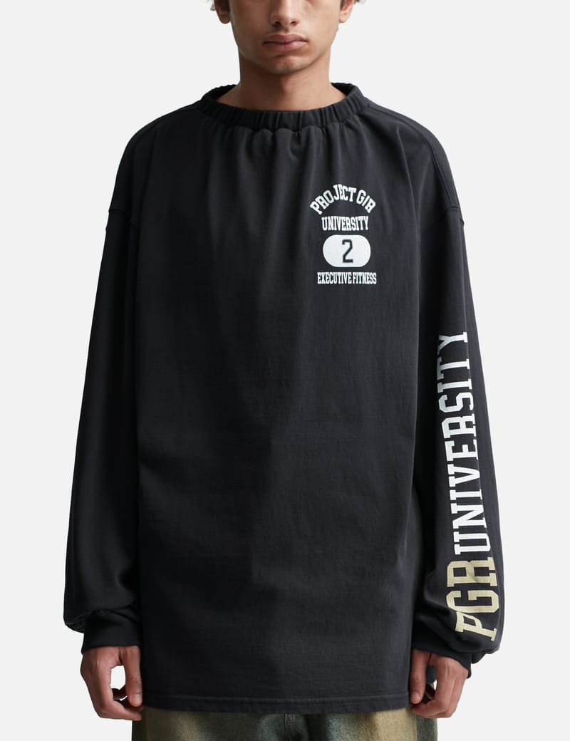 ★送料・関税込★Project G/R★LONG SLEEVE SKIRT-FADED NAVY★ PROJECT G/R - Long Sleeve Skirt | HBX - Globally Curated