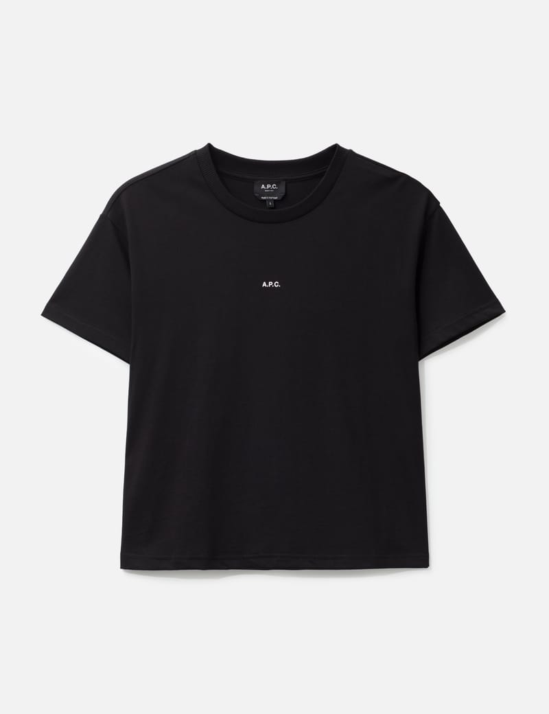 【未使用】A.P.C.欠けロゴ半袖Tシャツ(レディースS) apc アーペーセー A.P.C.（アーペーセー） APC Tシャツ 半袖 クルーネック 丸首