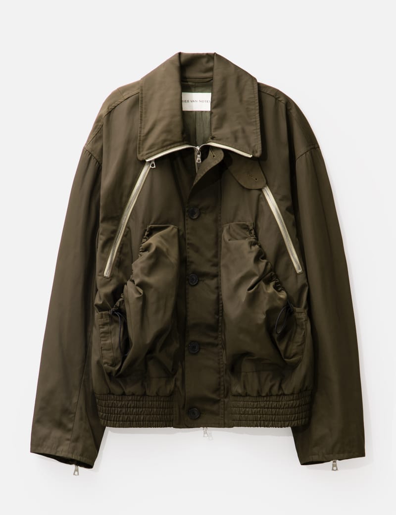 Raf Simons - CLASSIC BOMBER DETACHED PRINT | HBX 