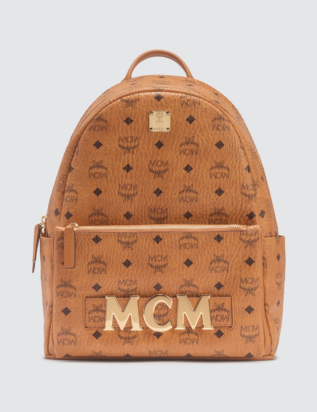 MCM - Trilogie Stark Backpack in Visetos | HBX - Globally Curated ...