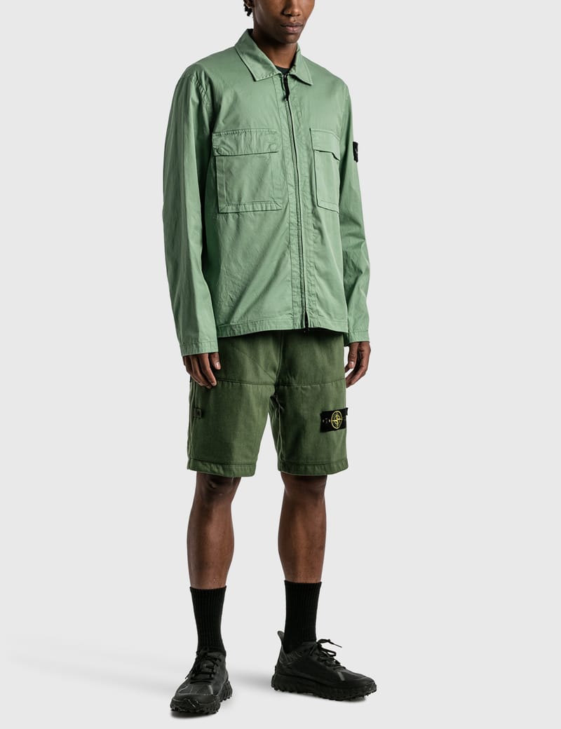 Stone Island - Garment Dyed Overshirt | HBX - Globally Curated