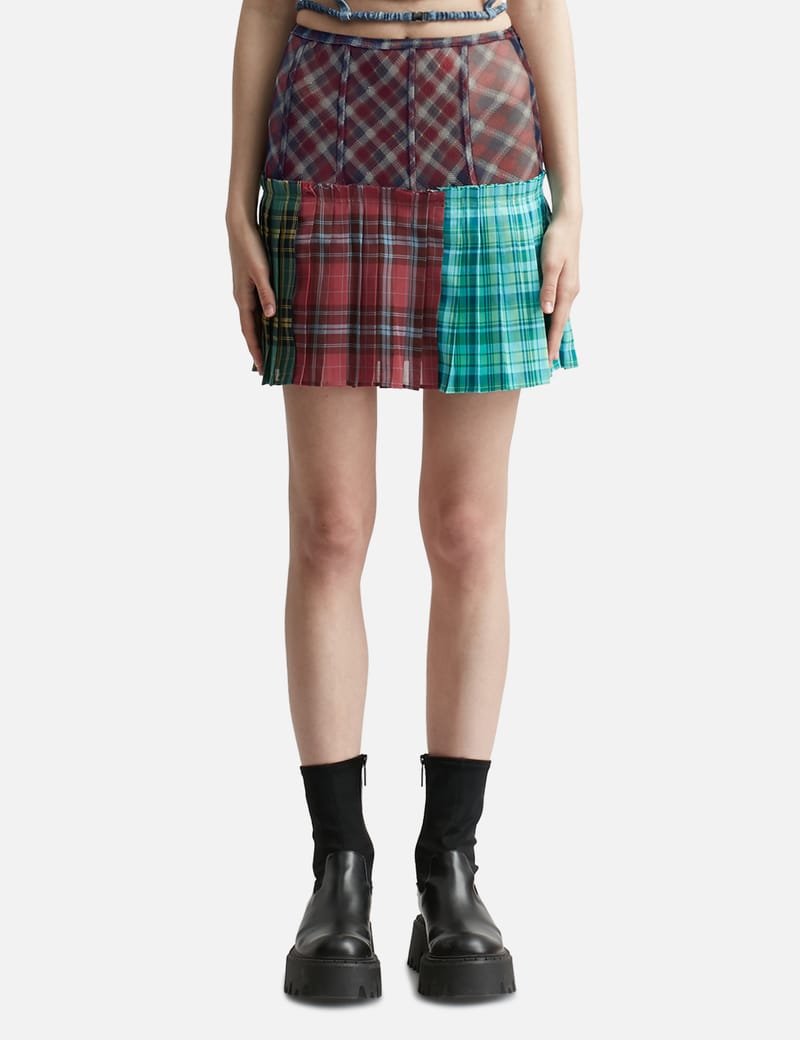 【Andersson Bell】 MAGAZINE PRINTED LAYERED MINI SKIRTS ANDERSSON BELL]☆MAGAZINE PRINTED LAYERED MINI SKIRTS
