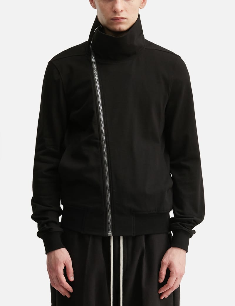 Rick Owens Bauhaus Jogger Jacket - 厚磅棉質針織打造，短版箱型剪裁