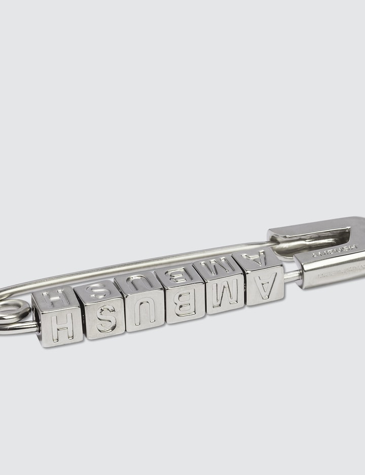 AMBUSH® - Letter Block Safety Pin | HBX - Globally Curated Fashion and ...