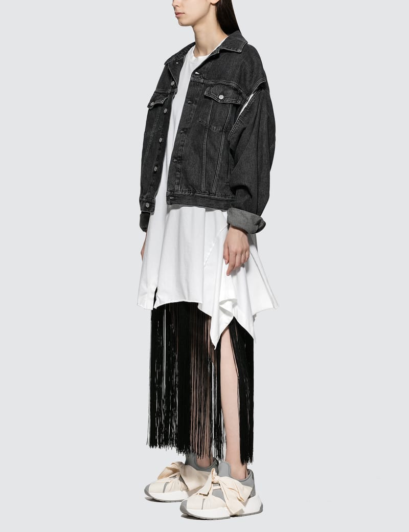 MM6 Maison Margiela - Short Sleeve T-shirt Dress | HBX MM6 Maison Margiela - Short Sleeve T-shirt Dress | HBX