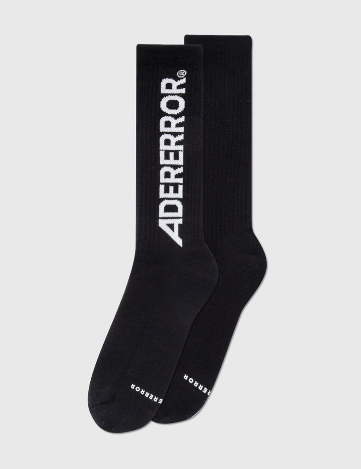 Ader Error - Standic Logo Socks | HBX - Globally Curated Fashion and ...