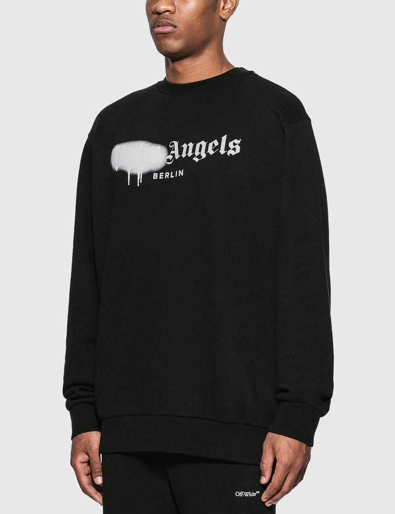 Palm Angels Berlin Sprayed Logo Sweatshirt HBX Globally