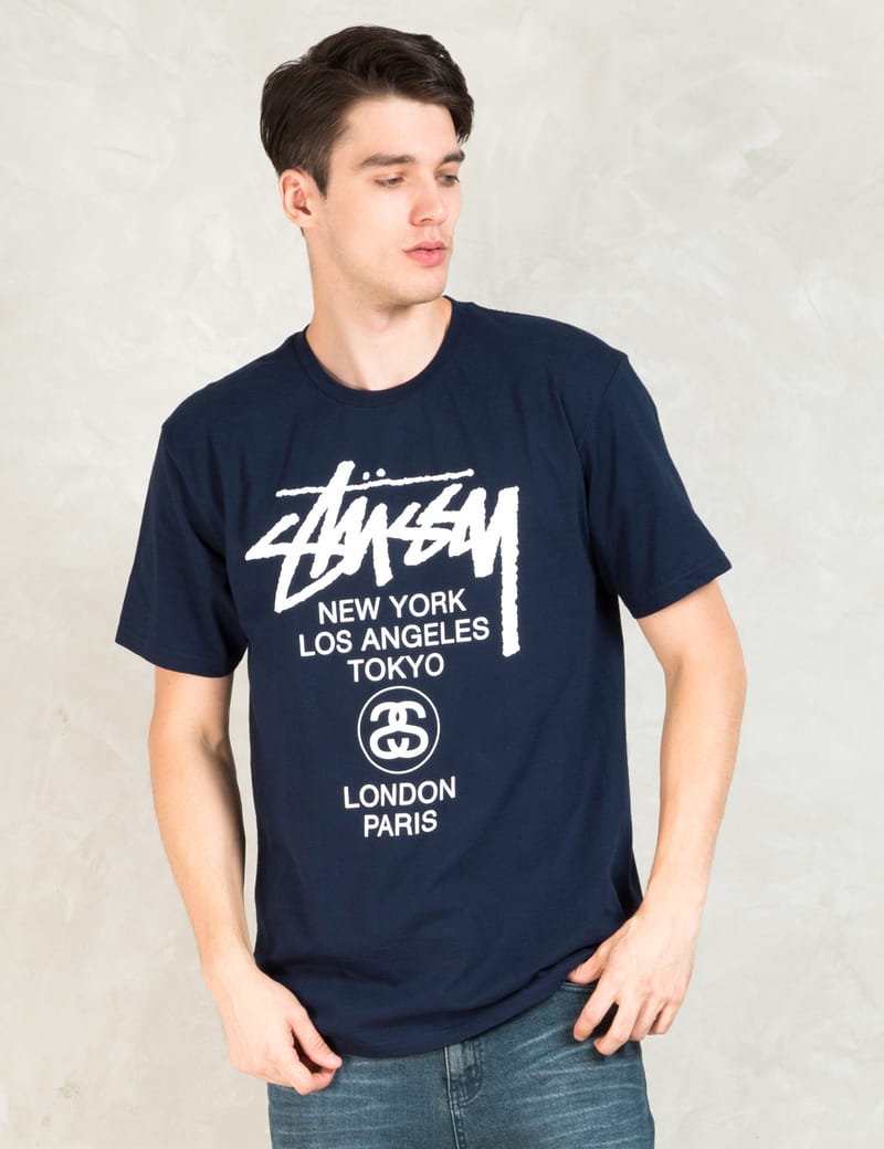 ★送料・関税込★STUSSY★Shells T-Shirt★Navy★Tシャツ★ ☆送料・関税込☆STUSSY☆Shells T-Shirt☆Navy☆Tシャツ☆