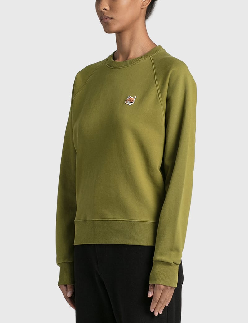 Maison Kitsuné - Fox Head Patch Sweatshirt | HBX - Globally