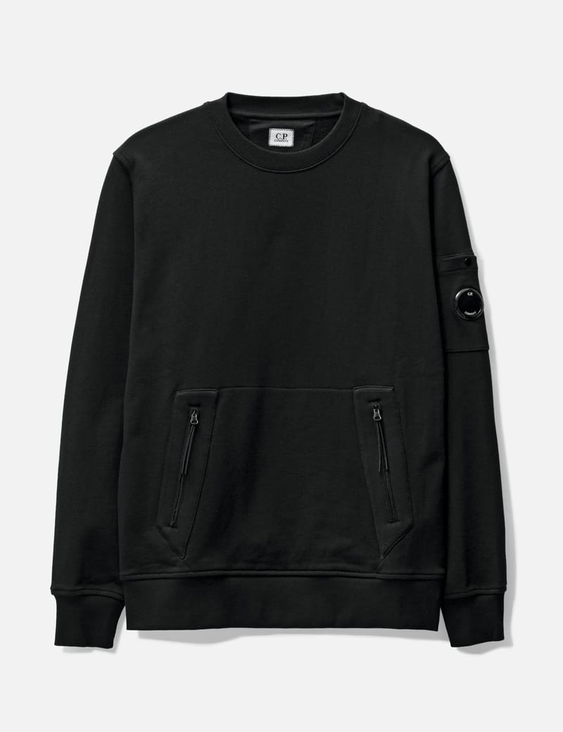 C.P. Company - DIAGONAL RAISED FLEECE KANGAROO SWEATSHIRT | HBX