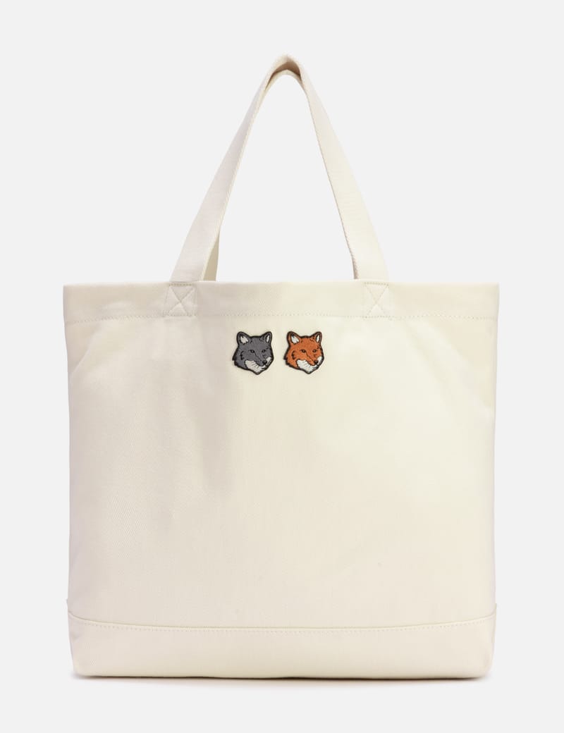 美品　ADERERROR × MAISONKITSUNE トートバック　コラボ メゾンキツネ - Ader Error X Maison Kitsune Fox Head Tote | HBX