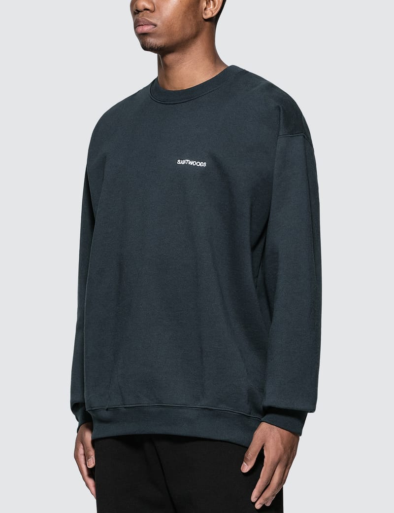 Saintwoods - Saintwoods Navy Sweatshirt | HBX - ハイプ
