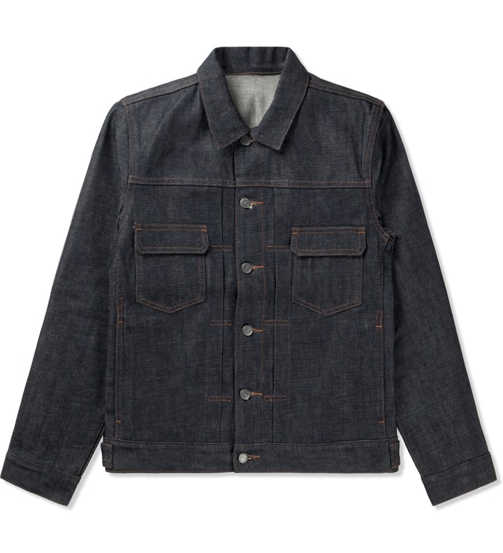 A.P.C. - Indigo Veste Jean Work Jacket | HBX - Globally Curated Fashion ...