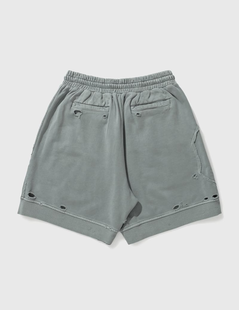 RUIN DISTRESSED SWEAT SHORTS