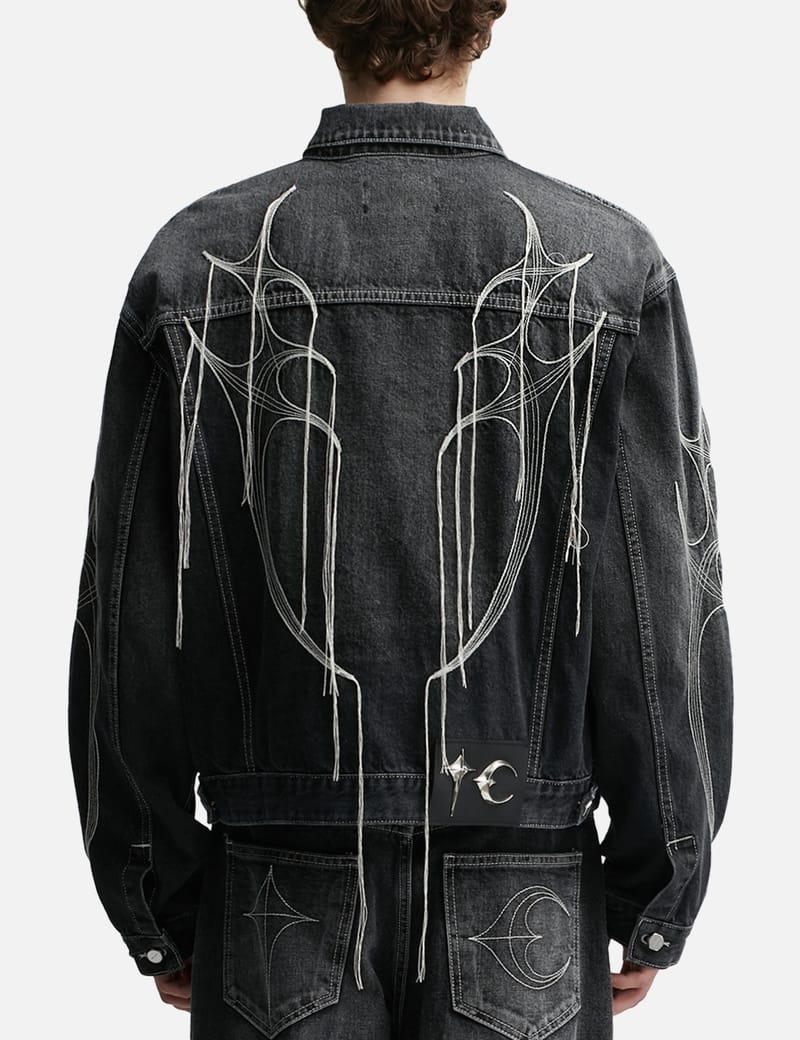 Tribal Tree Denim Jacket