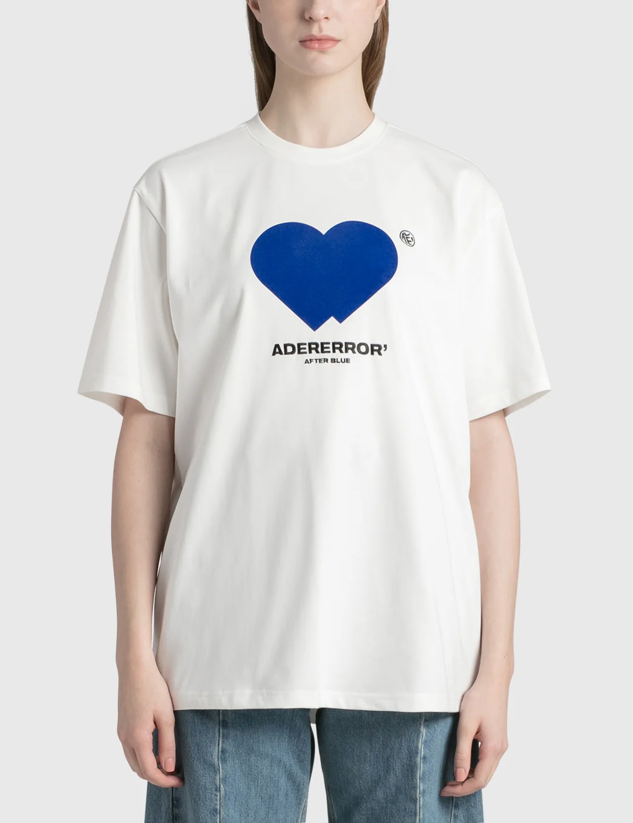 Ader Error - Twin Heart Logo T-shirt | HBX - HYPEBEAST 為您搜羅