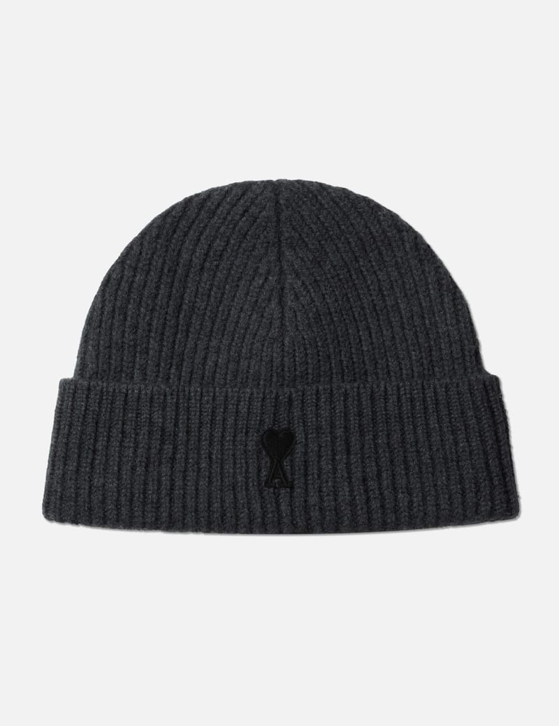 Ami - Red Ami De Coeur Beanie | HBX - Globally Curated