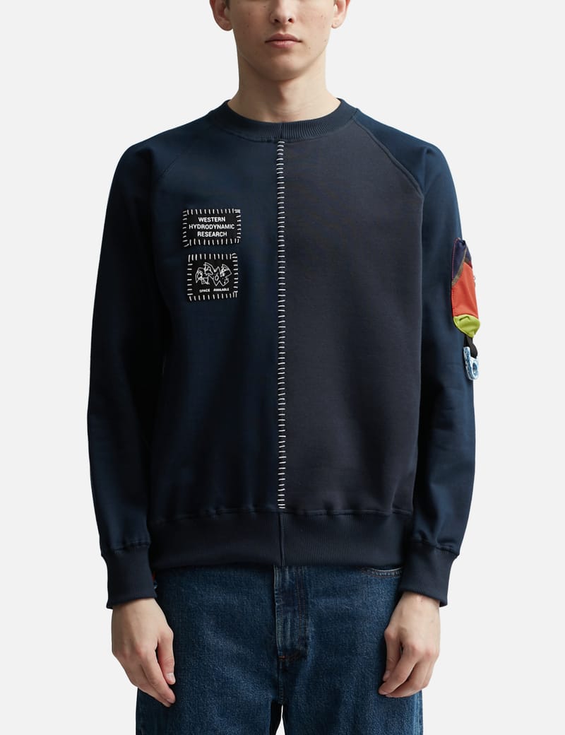 品質検査済 - AVAILABLE SPACE SA HBX | Swearshirt Patch Upcycled WHR X トップス