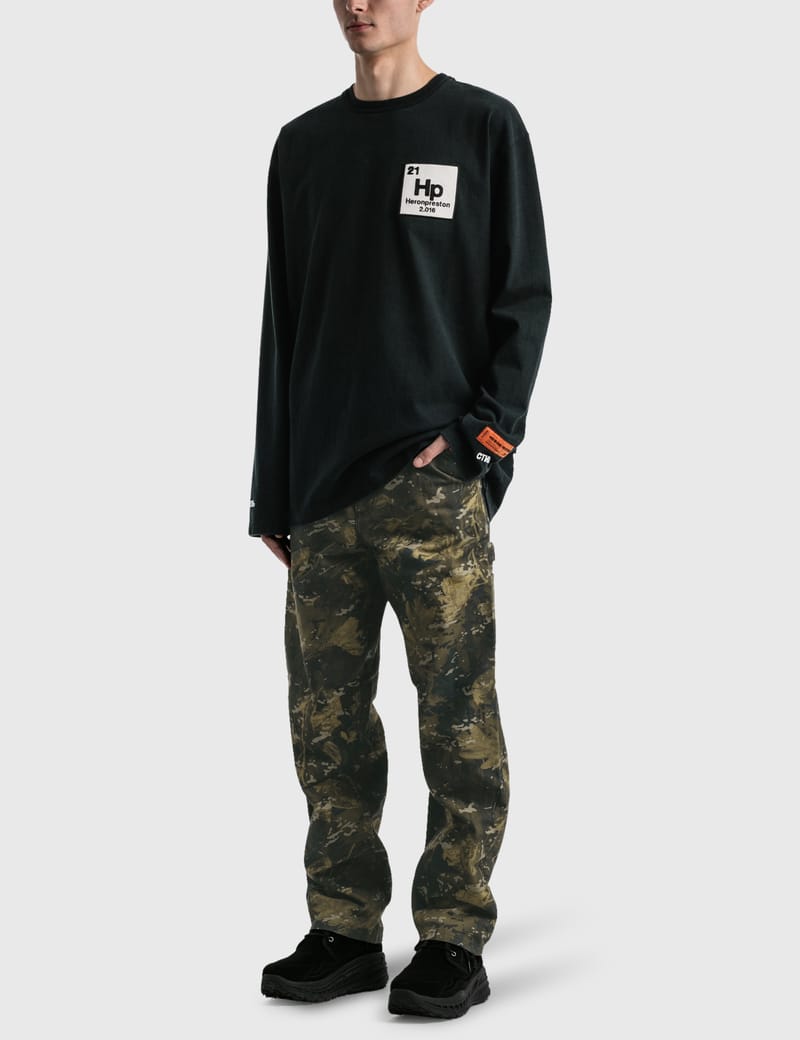 ヘロンプレストン HERON PRESTON HERONS HALO LONG SLLEVE TEE Heron Preston - Herons Halo Long Sleeve T-shirt | HBX