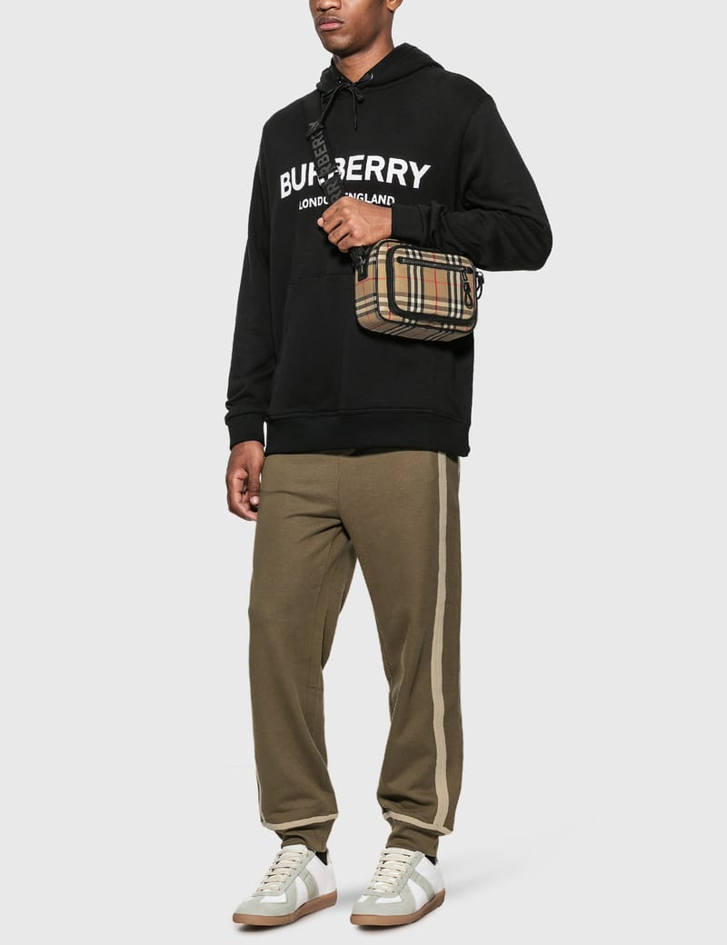 Burberry - Vintage Check and Leather Crossbody Bag | HBX
