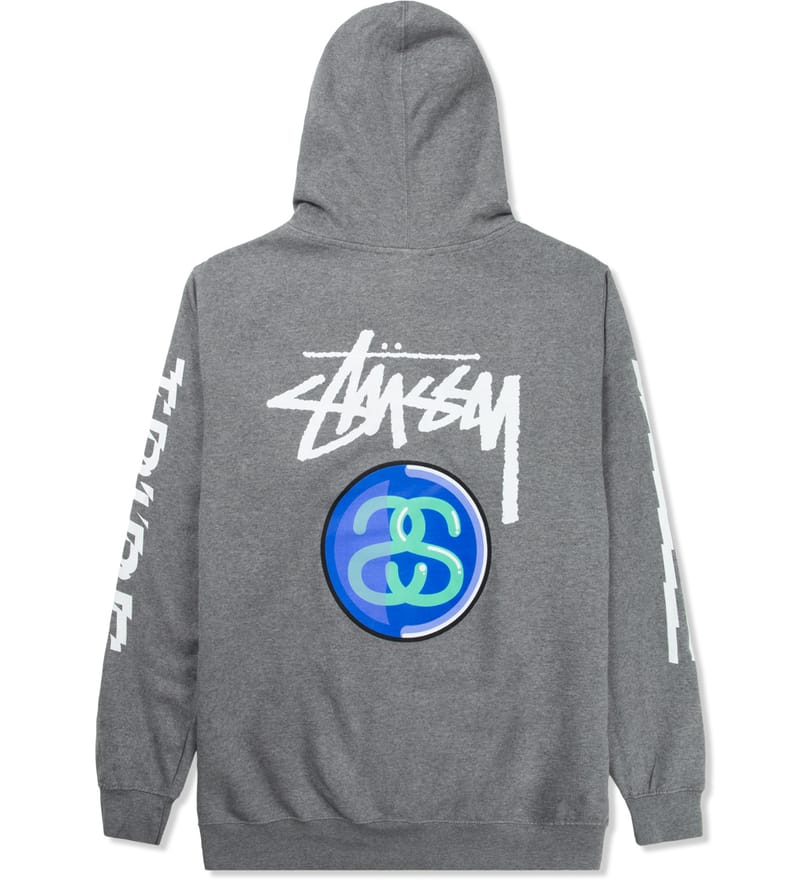 Stüssy - Heather Grey No.4 Tribe Hoodie | HBX