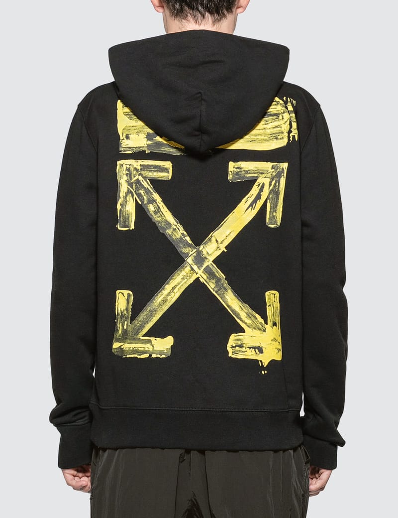 OFF-WHITE ACRYLIC ARROWSSLIMHOODIE WHITE