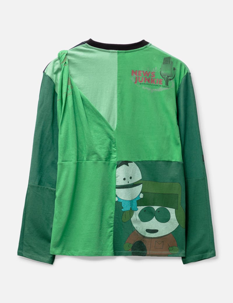 Organic Cotton Plain Long Sleeve T-shirt • Marine Serre