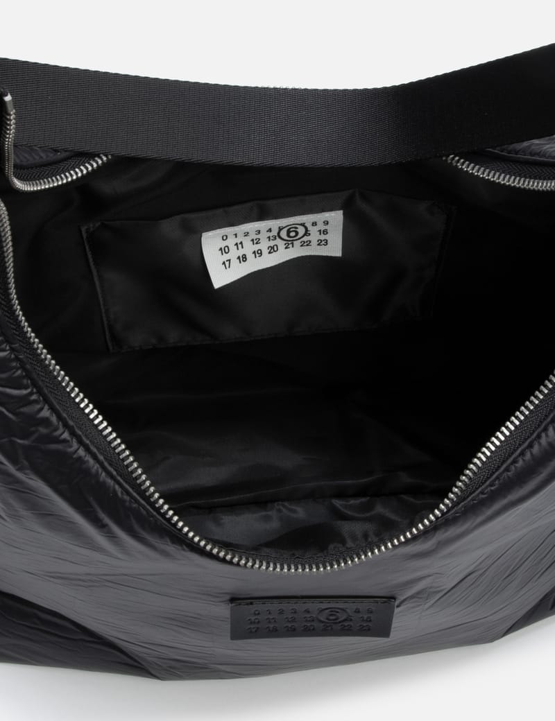 MM6 Maison Margiela - Crunched Nylon Shoulder Bag | HBX MM6 Maison Margiela - Crunched Nylon Shoulder Bag | HBX